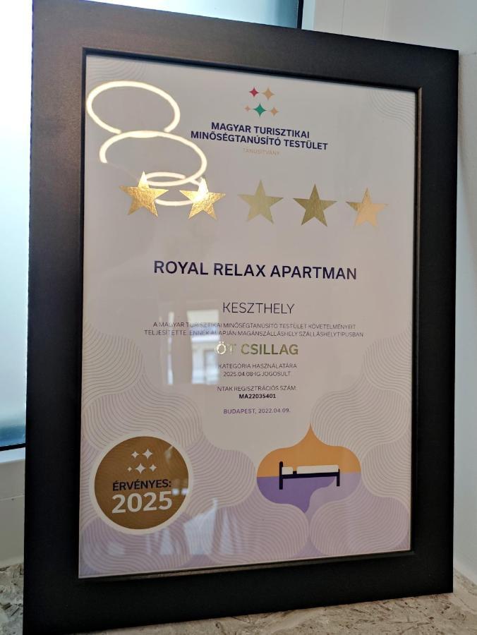 Royal Relax Apartman Keszthely Bagian luar foto